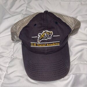 US Naval Academy Mesh Back Snap Back Baseball Hat Cap